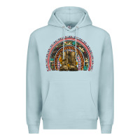 Blue Mist soldier boots camouflage leopard gemstone rainbow Premium Hoodie - Artiststas