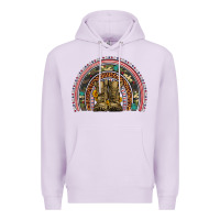 Lilac soldier boots camouflage leopard gemstone rainbow Premium Hoodie - Artiststas