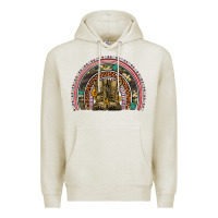 Oatmeal Heather soldier boots camouflage leopard gemstone rainbow Premium Hoodie - Artiststas