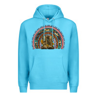 Ocean Blue soldier boots camouflage leopard gemstone rainbow Premium Hoodie - Artiststas
