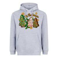 Heather Grey tis the season christmas cake Heavyweight Hoodie - Zillion Design Studio