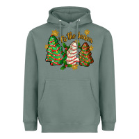 Sage tis the season christmas cake Heavyweight Hoodie - Zillion Design Studio