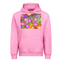 Fuchsia Pink colourful pumpkin background Urban Hoodie - AdoDesignShop