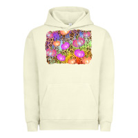 Pigment Pistachio colourful pumpkin background Urban Hoodie - AdoDesignShop