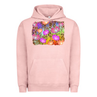Pigment Salmon colourful pumpkin background Urban Hoodie - AdoDesignShop