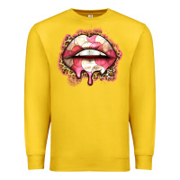 Lemon volleyball lips Premium Sweatshirt - Zillion Design Studio