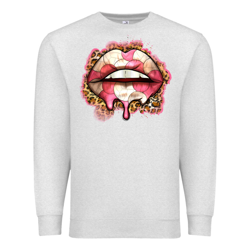Volleyball Lips Premium Sweatshirt by Zillion Design Studio | Teevron