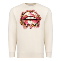 Sandshell volleyball lips Premium Sweatshirt - Zillion Design Studio