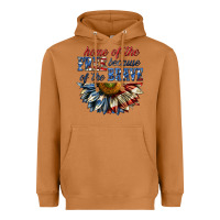 Meerkat home of the free because of the brave sunflower bi Heavyweight Hoodie - texasbilliewilder