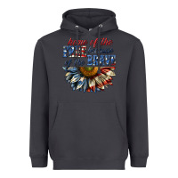 Smoke home of the free because of the brave sunflower bi Heavyweight Hoodie - texasbilliewilder