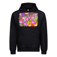 Black colourful pumpkin background Urban Hoodie - AdoDesignShop