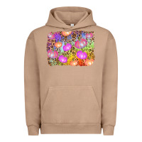 Pigment Burro colourful pumpkin background Urban Hoodie - AdoDesignShop
