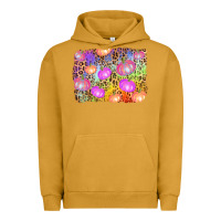 Pigment Peanut Butter colourful pumpkin background Urban Hoodie - AdoDesignShop