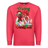 Cardinal christmas roosters Premium Sweatshirt - RanaPortraitStore