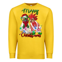 Lemon christmas roosters Premium Sweatshirt - RanaPortraitStore