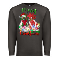 Smoke christmas roosters Premium Sweatshirt - RanaPortraitStore