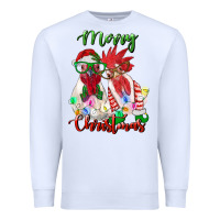 White christmas roosters Premium Sweatshirt - RanaPortraitStore