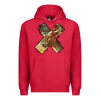 Cardinal farm life alphabet lowercase letters x Premium Hoodie - BundleAndBundleShop