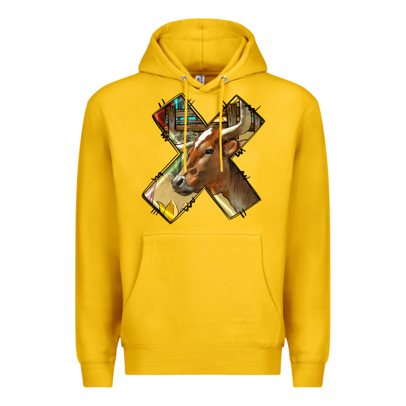 Farm Life Alphabet Lowercase Letters X Premium Hoodie by BundleAndBundleShop | Teevron