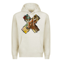Oatmeal Heather farm life alphabet lowercase letters x Premium Hoodie - BundleAndBundleShop