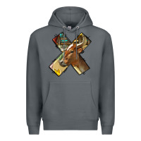 Rock farm life alphabet lowercase letters x Premium Hoodie - BundleAndBundleShop