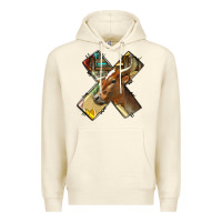 Sandshell farm life alphabet lowercase letters x Premium Hoodie - BundleAndBundleShop