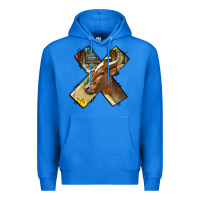 True Royal farm life alphabet lowercase letters x Premium Hoodie - BundleAndBundleShop