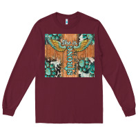 Burgundy she is strong tumbler Long Sleeve Tee - BarkalooDesign