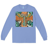 Colony Blue she is strong tumbler Long Sleeve Tee - BarkalooDesign