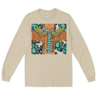 Mushroom she is strong tumbler Long Sleeve Tee - BarkalooDesign