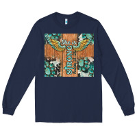 Navy she is strong tumbler Long Sleeve Tee - BarkalooDesign