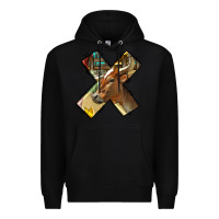 Black farm life alphabet lowercase letters x Premium Hoodie - BundleAndBundleShop
