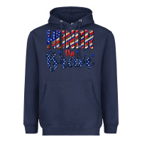 Navy honor the brave Heavyweight Hoodie - texasbilliewilder