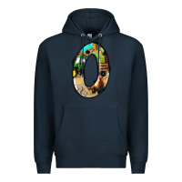 Navy farm life alphabet numbers 0 Premium Hoodie - BundleAndBundleShop