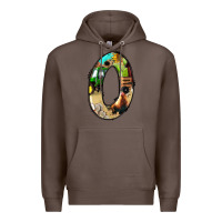 Coffee farm life alphabet numbers 0 Premium Hoodie - BundleAndBundleShop