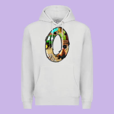 Farm Life Alphabet Numbers 0 Premium Hoodie Designed By Bundleandbundleshop