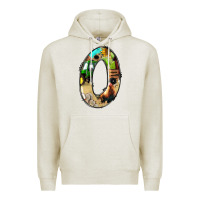 Oatmeal Heather farm life alphabet numbers 0 Premium Hoodie - BundleAndBundleShop