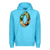 Ocean Blue farm life alphabet numbers 0 Premium Hoodie - BundleAndBundleShop
