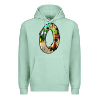 Seafoam farm life alphabet numbers 0 Premium Hoodie - BundleAndBundleShop