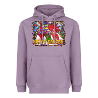 Lavender happy easter roosters Heavyweight Hoodie - RanaPortraitStore