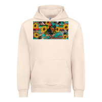 Sandshell western coop animals rooster sunflowers cowhide wooden serape glitter Urban Hoodie - Artiststas