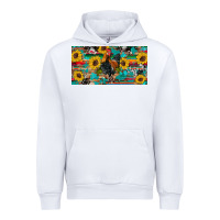 White western coop animals rooster sunflowers cowhide wooden serape glitter Urban Hoodie - Artiststas