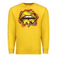 Lemon softball lips Premium Sweatshirt - Zillion Design Studio