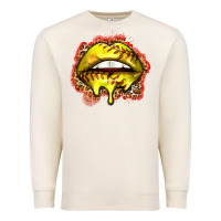 Sandshell softball lips Premium Sweatshirt - Zillion Design Studio