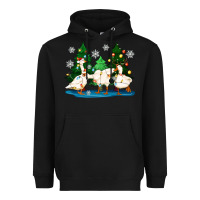 Black christmas duck Heavyweight Hoodie - Zillion Design Studio