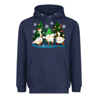 Navy christmas duck Heavyweight Hoodie - Zillion Design Studio