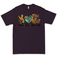 Plum peace love duroc pig Premium Tee - LillyAllenDesigns