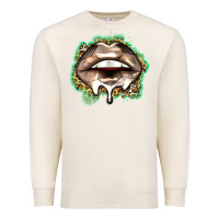 Sandshell soccer lips Premium Sweatshirt - Zillion Design Studio