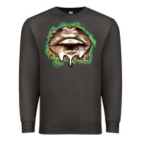 Smoke soccer lips Premium Sweatshirt - Zillion Design Studio
