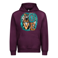 Mauve Wine love western Urban Hoodie - AdoDesignShop